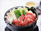 長萩和牛のすき焼き