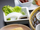 朝食 いか刺し