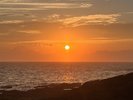 佐島マリーナホテルからの夕陽(8月中旬)