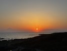 佐島マリーナホテルからの夕陽(6月上旬)