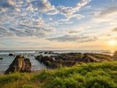 屏風岩(歩いて5分ほどなので、朝の散歩におすすめです)