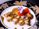 鮑の肝ソースステーキ