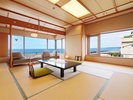 海一望の特別室401露天風呂付セパレート和洋室(12.5帖のゆったりとした和室+ツインルーム)