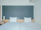 ハリウッドツイン(ベッド2台がくっついているので添い寝にオススメ)