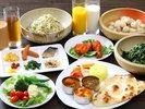 1日の始まりは健康に欠かせない朝食から!本格インド料理レストランで和洋印ビュッフェをご提供。