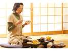 個室でのお食事