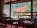 客室からの風景(秋)