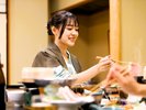 【お食事シーン】地元の魚介を始め、新鮮な旬の食材に、思わず笑顔がこぼれます♪