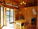旅先なのに、我が家のようにくつろげるのがコテージの魅力です。