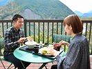 風を感じながら湖畔を望めるテラス席も♪リラックスできますー^^
