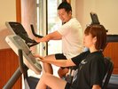 街なかのジムとちがって、なんか新鮮な気分になれるね♪