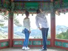 美郷町南郷地区を見下ろす素晴らしい風景をご覧ください。@@「絆の鐘」もあります♪