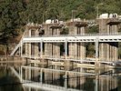 レイクランド生みの親、大内原ダムはお車で3分です。耳川最下流の発電専用重力式ダムです。