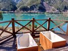 薪サウナで体の芯からアツアツに!からの天然水でととのう♪ここはフィンランドなのか@@?!