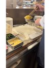 【インスタグラム】朝食 ライブキッチンのオムレツ