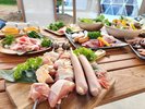 �y�O�����s���O����f�B�i�[BBQ�z�n�Y�̐H�ނ������R��BBQ���p�e���X�ł��y���݂��������܂��I