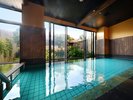 内湯 全身浴に適した41℃前後の内湯は保湿浸透性に優れたナノ水