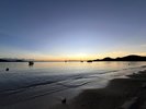 ビーチの夕景