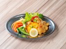 *夕食一例/佐渡島でとれた海の幸・山の幸を使った料理をご用意いたします。