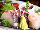 コース一例■旬魚の御造り