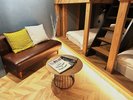 コンフォートスタジオ:シングルベッド4台の最大4名様までご利用いただけるお部屋です。(テラスなし)