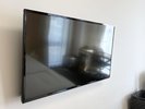 <客室>デラックスシングルルーム 壁掛けテレビ完備