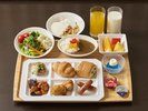 【朝食】盛り付け例(洋食中心)