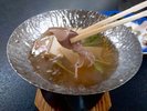 蛍イカのしゃぶしゃぶ(春)