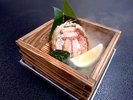 毛がに共殻盛り(春)