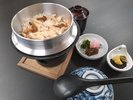 四季会席【秋】 木の子御飯釜飯