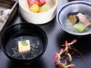 【夏の特選会席料理(一例)】