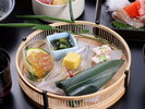 【夏の基本会席料理(一例)】前菜