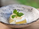 【朝食】カボスゼリーのヨーグルトかけはさっぱりと