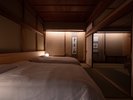 【菊】ゆったりとしたベッドはシモンズ製マットレスを採用