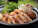 【夕食】選べる3種のメイン「豊の軍鶏」