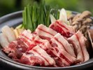 【夕食】選べる3種のメイン「猪塩すき鍋」