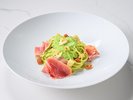 ≪9・10月限定≫唐辛子のクリームスパゲッティ 生ハムを添えて