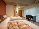 【ツイン洋室】プライベート感の高い、落ち着いた雰囲気のお部屋です。