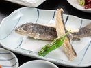 【ご夕食】岩魚のから揚げ