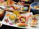 実りの秋を祝福するような、華やかなお料理をお愉しみください。