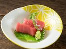 新鮮な鮪はお造りで。美味しさに心ほどける福一のお料理をどうぞ。
