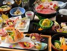 秋の上州味覚会席より。旬の味、郷土の味をこころゆくまでご堪能いただけます。
