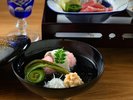 春らしく華やかな、それでいて福一らしいお料理をご用意いたしました。