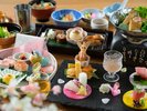 春の上州味覚会席より。春の訪れを感じられる献立をご用意いたしました。