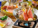 【万葉創作和会席〜秋】蟹の上質な旨みをじっくり味わう温かな一品。秋深まる伊香保の夜にどうぞ。