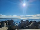湯河原海浜公園からの海