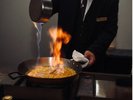 ライブキッチンではクレープシュゼットも♪