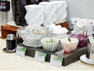 朝食ブッフェでは、しらすも食べ放題
