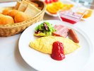 朝食オムレツ