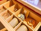 【山翠スイート】カプセル式コーヒーマシン、地元産のお茶など各種お飲み物をご用意しております